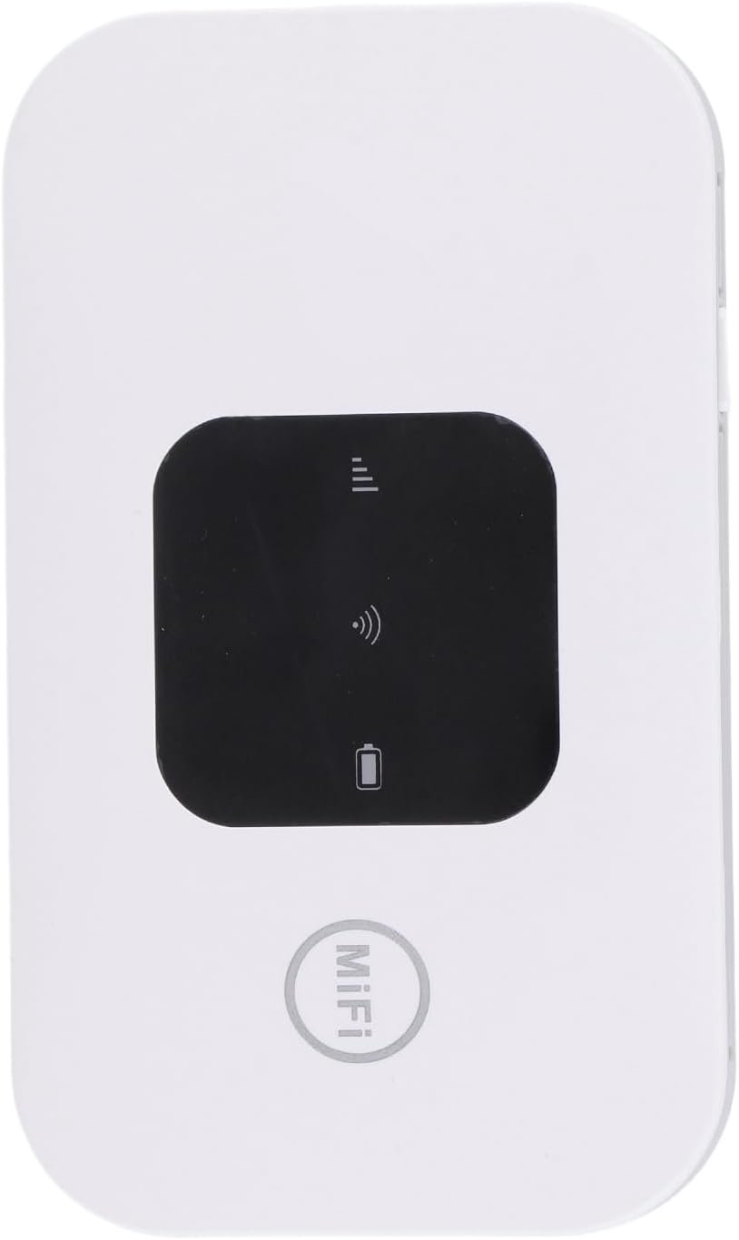 Unlocked 4G LTE Mobile WiFi Router with SIM Card Slot for Global Travel (Not for Americas Except) | 150Mbps Portable Hotspot Device, Mini Wireless Internet Modem for Camping, Vacation Homes