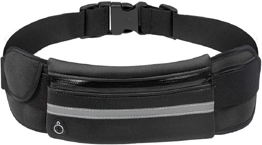 Armear Travel Belt Money Waist Pack – Hidden Waterproof Anti Theft Passport Security Fanny Pouch Wallet for Running Men Women