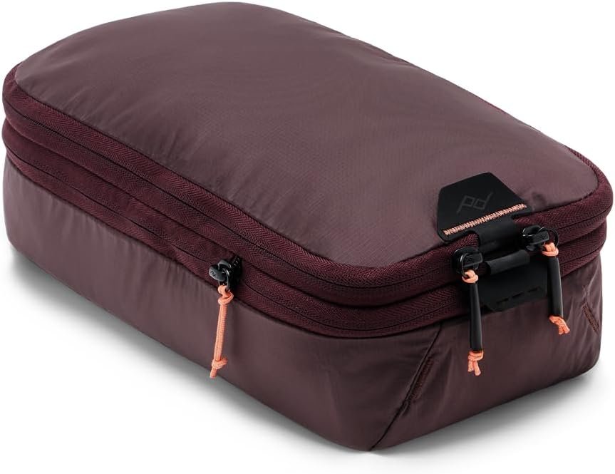 Peak Design Packing Cube, Eclipse, Weatherproof Luggage Cube with Dual Compartment Organization, Expansion and Compression, Zipper Opening, Travel Organizer for Men and Women, Size S