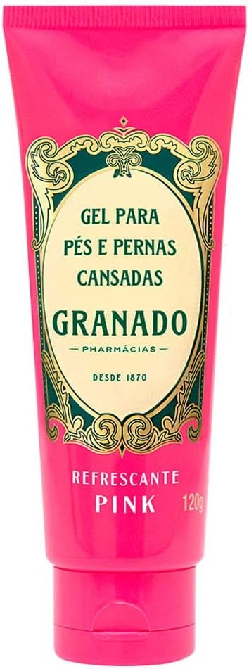 Granado – Linha Pink – Gel para Pes e Pernas Cansadas 120 Gr – (Pink Collection – Gel for Tired Feet and Legs Net 4.23 Oz)