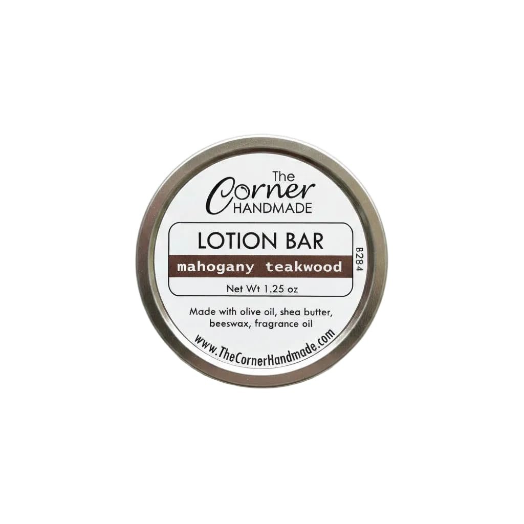 Lotion Bar Moisturizer, Mahogany Teakwood