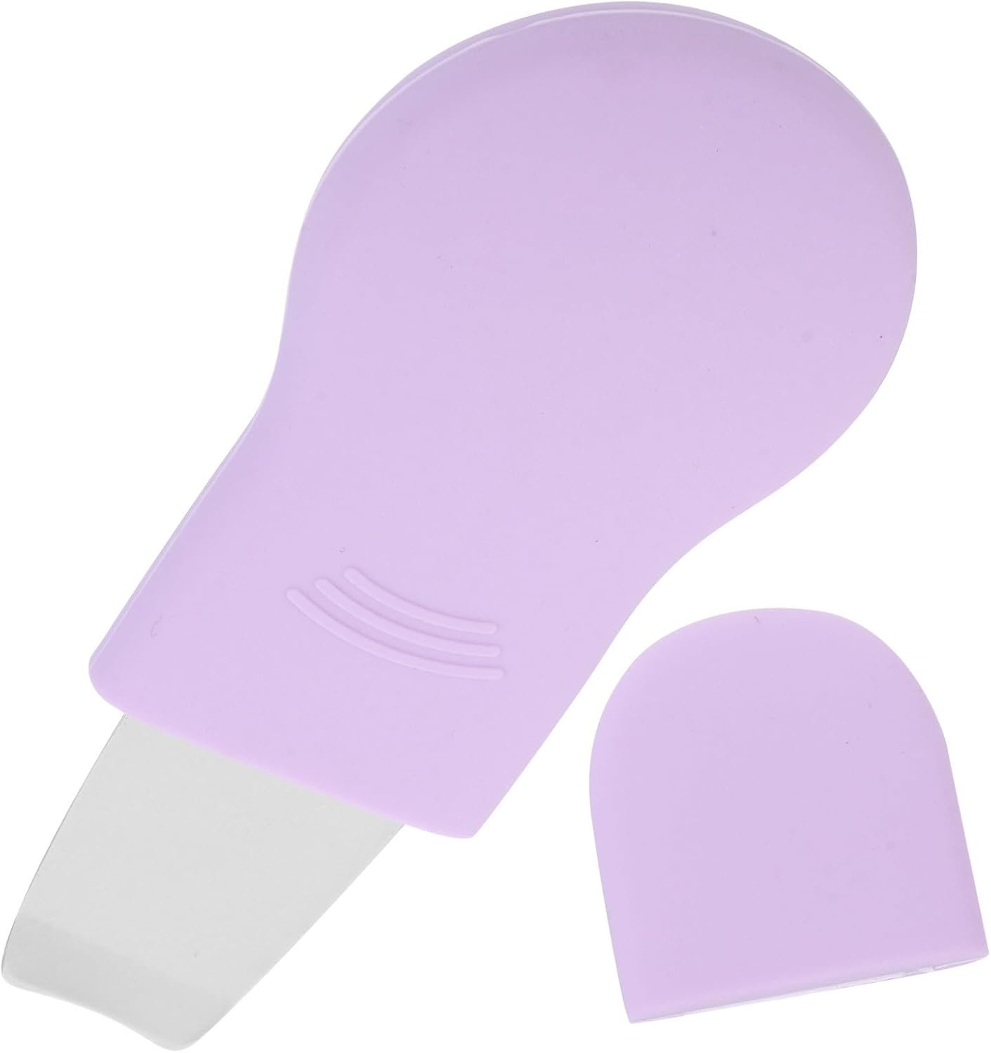 minkissy Extractor Stick and Face Pore Scraper Dual-Head Deep Cleansing Spatula for Nose and Facial Skin, Portable Purple Manual Whitehead Remover Tool for Travel Skincare