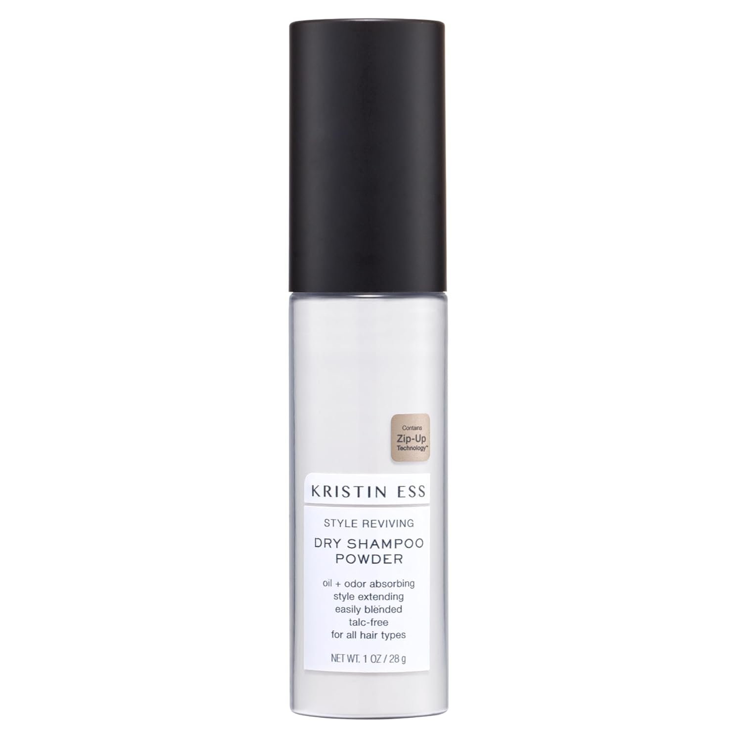 Kristin Ess Travel Size Dry Shampoo Powder For Oily Hair – Fresh Pear Fragrance – Non-Aerosol Style Extender – Sulfate Free, Color Safe, Vegan + Clean – Lightweight – Easily Blends In Dark Hair
