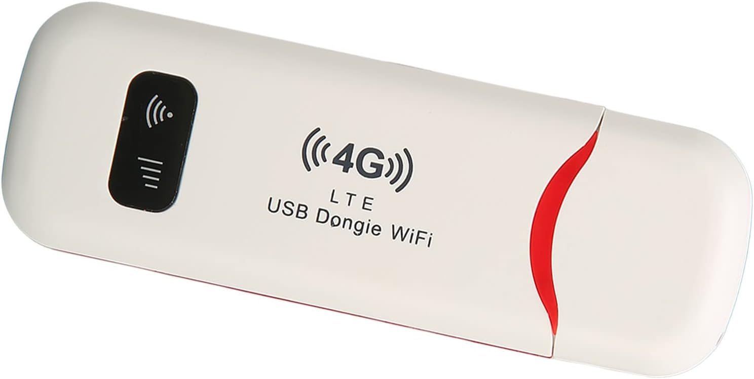 Portable WiFi Hotspot, 4G LTE USB Mobile Router, Standard SIM Card, B1/B3/B5 4G LTE Frequency Band, B1 3G UMTS Band, 150mbps, Support 802.11 B/g/n, 10 Users
