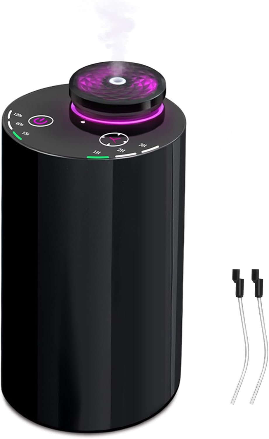 Waterless Essential Oil Diffuser – Cordless Portable Aromatherapy Scent Diffuser for Home, Car & Travel, USB Rechargeable with Timer & Mood Light, Perfect Bedroom, Office, Gift Idea