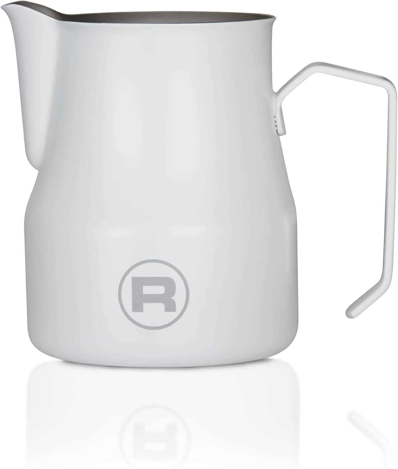 Rocket Espresso 18/10 Stainless Steel Frothing Pitcher | 16.9oz | (Matte White)