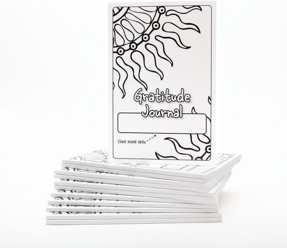 S&S Worldwide Gratitude Journal Class Pack, Daily Prompts, Mindfulness