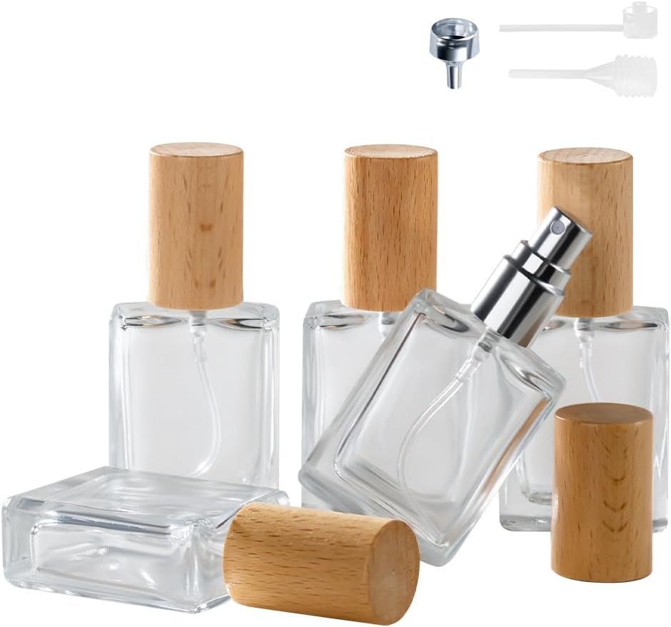 Perfume Atomizer, Refillable Spray Perfume Bottles 5pcs 0.5oz/15ml