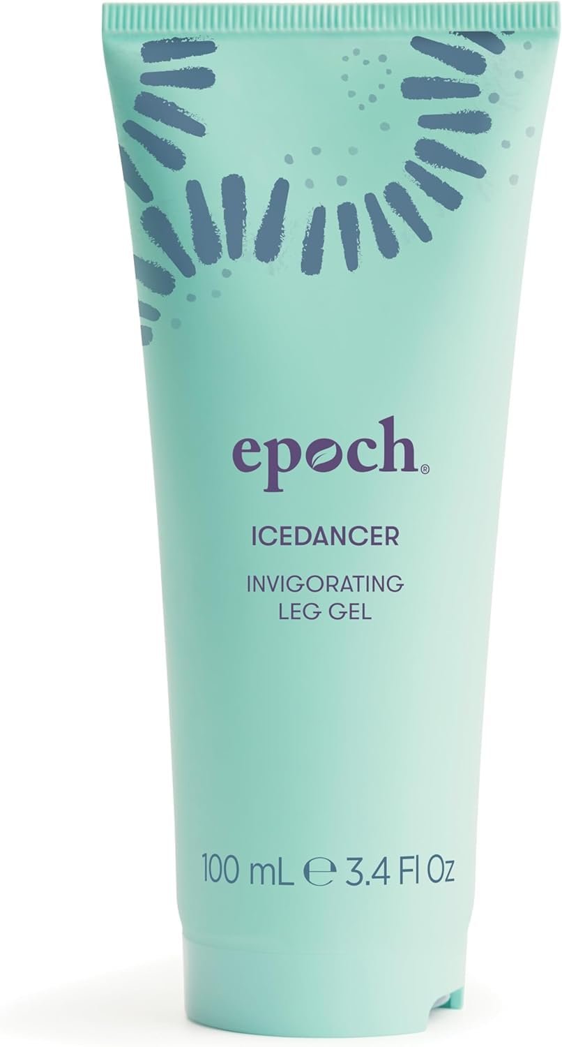 Nu Skin Epoch Ice Dancer | Invigorating Leg Gel | Alcohol-Free | 3.4 Fl Oz