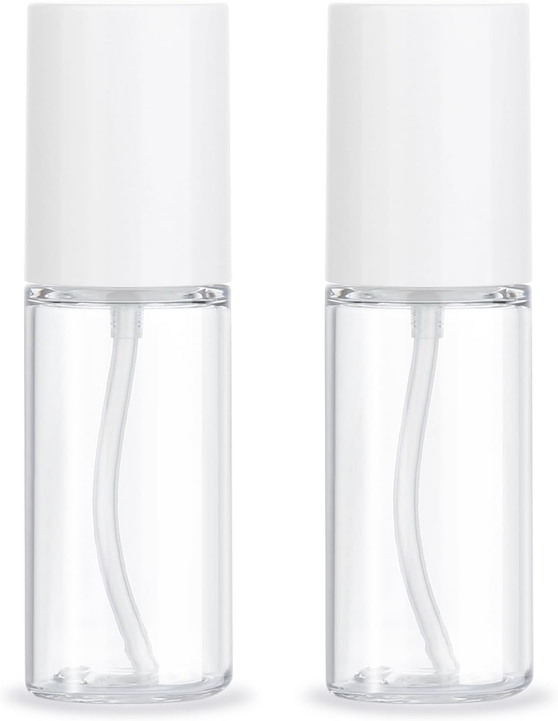 Travel Pump Bottle 2pcs Pump Container for Cream Essential Oils