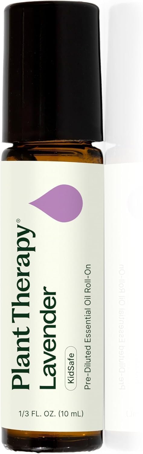 Plant Therapy Lavender Essential Oil Pre-Diluted Roll-On, 10 mL (1/3 oz)
