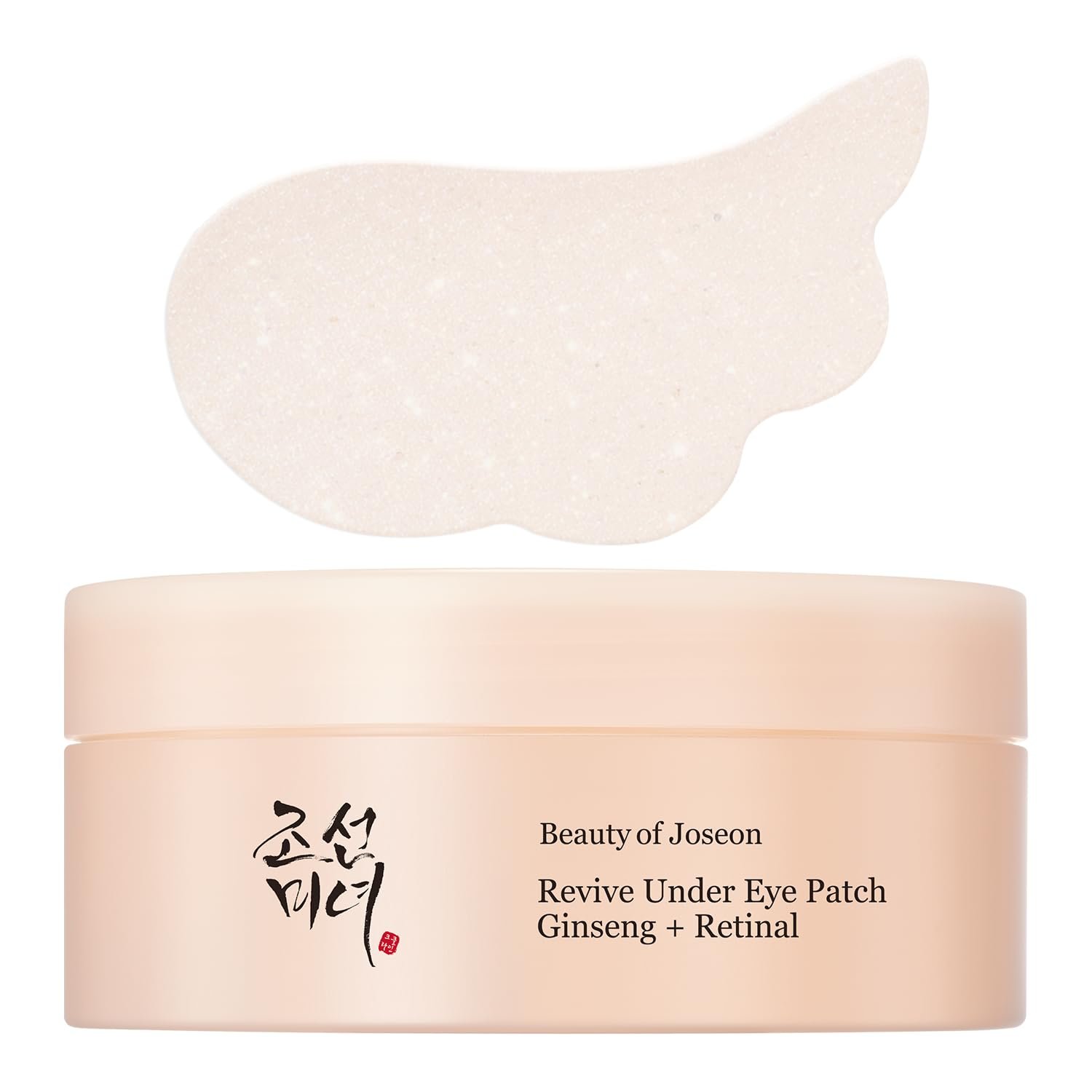 Beauty of Joseon Revive Under Eye Patch with Retinal and Ginseng, for Puffy Eyes, Fine Lines and Wrinkles, Collagen, Peptide, Adenosine and Bakuchiol, for All Skin Types, 60 Sheets, 30 Pairs
