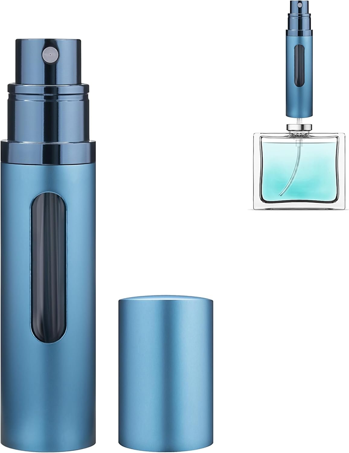 5ml Refillable Perfume Atomizer Travel Bottle, Cologne Spray Atomizer, Blue