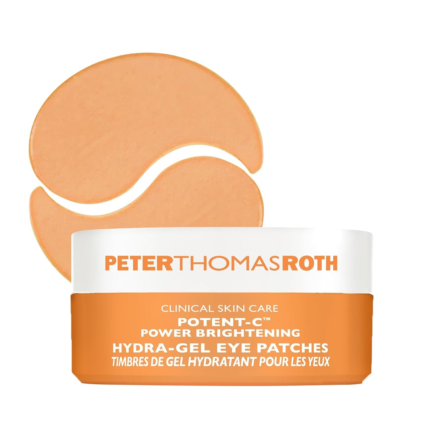 Peter Thomas Roth | Potent-C™ Power Brightening Hydra-Gel Eye Patches | Eye Mask Patches for Under-Eye Bags and Fine Lines | Brightens The Look of Dark Circles