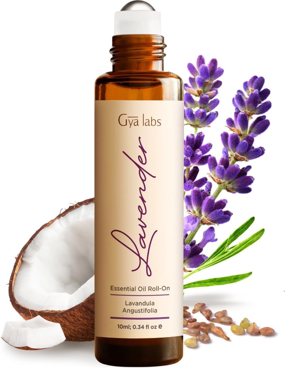 Lavender Essential Oil Roll-On Convenient Travel Size Roller 0.34 oz