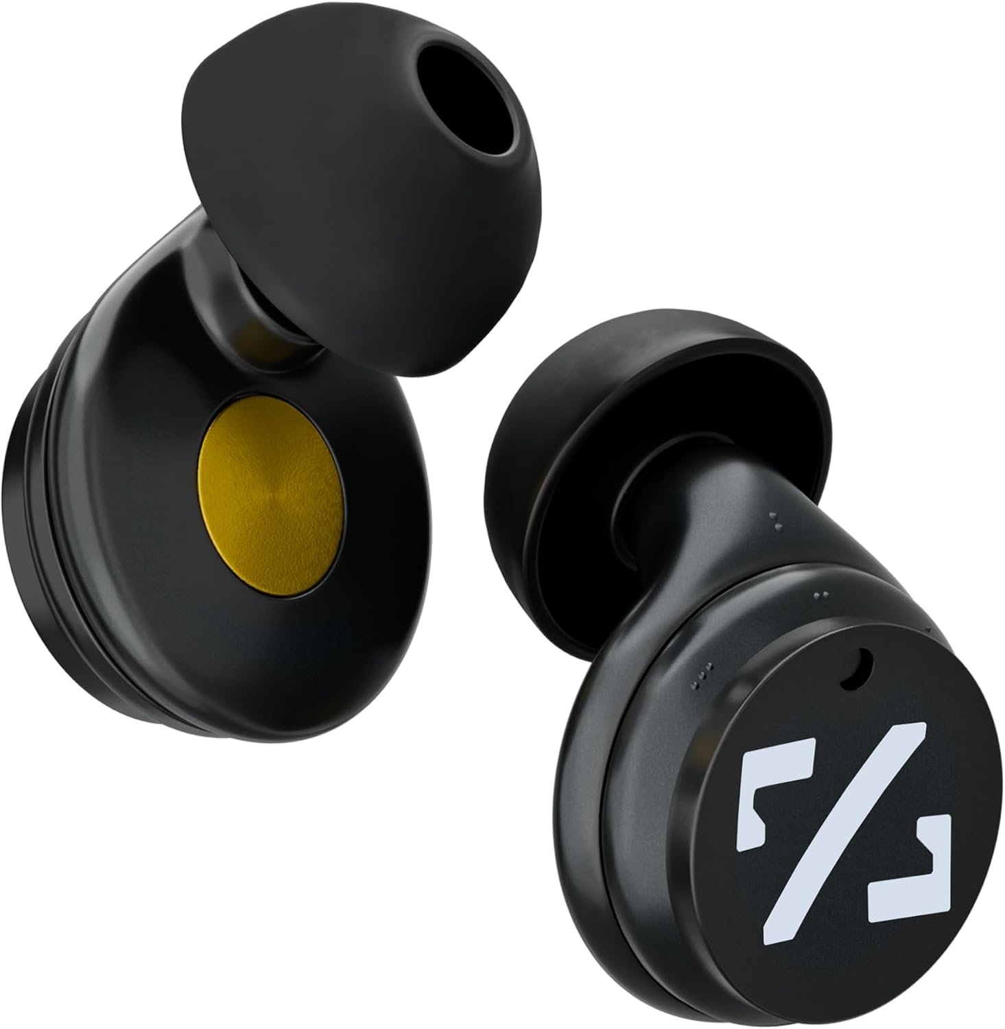 BLOCKNOISE Adjustable High-Fidelity Ear Plugs for Concerts, Focus & Travel – 3 Noise Relief Modes (18-27 dB) – Reusable Silicone Earplugs with Volume Dial & Neck Cord (4 Custom Fit Sizes)