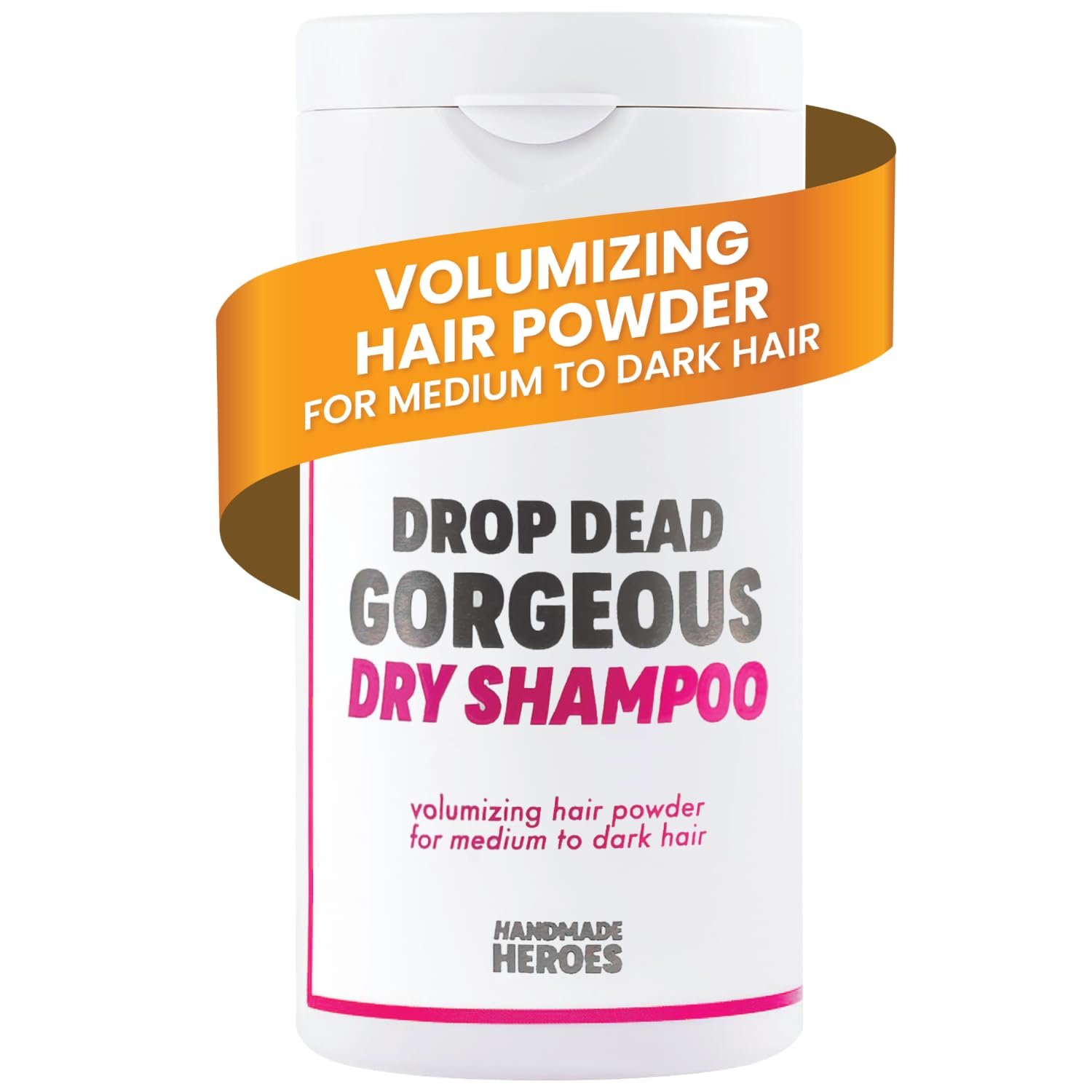 Handmade Heroes Volumizing Non Aerosol Dry Shampoo Powder – Absorbs Oil