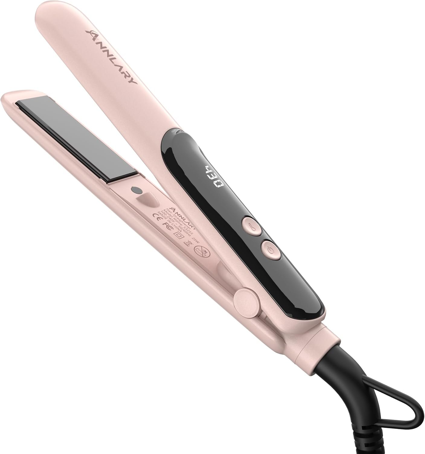 ANNLARY Mini Hair Straightener for Travel, Small Flat Iron