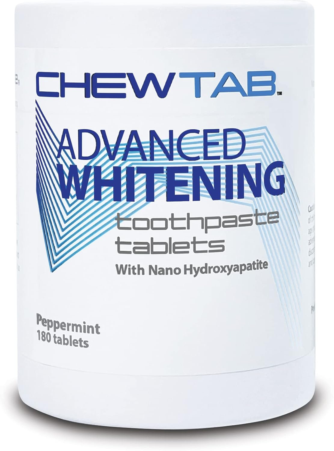 Chewtab Advanced Whitening Toothpaste Tablets Nano Hydroxyapatite 180 Count