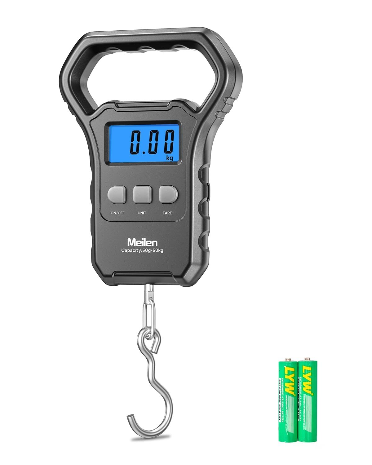 Meilen Luggage Scale，Digital Fishing Suitcase Weigh Scale，110lb/50kg