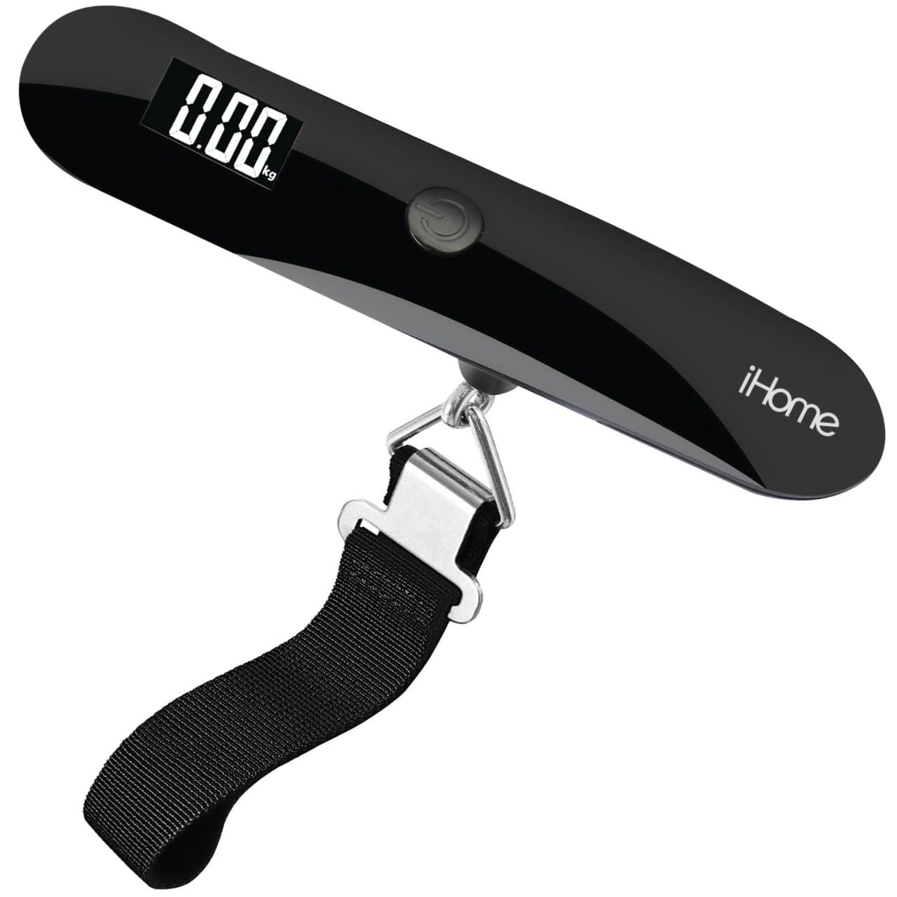 iHome Digital Luggage Scale – 110lbs Portable Suitcase Scale with LCD Display – Luggage Weight Scale (220LSGL2BL)