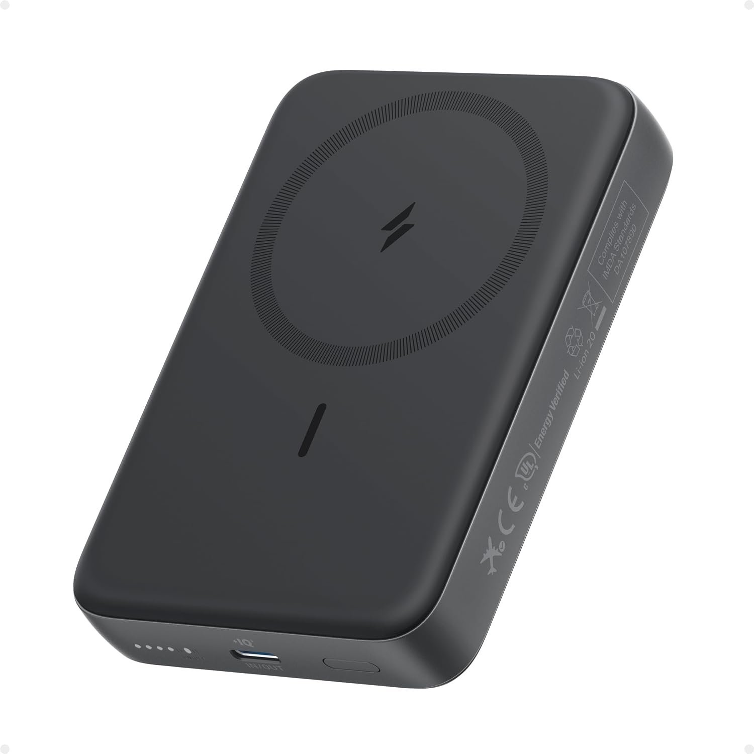 Anker Zolo Magnetic Power Bank,10,000mAh Magsafe Portable Charger