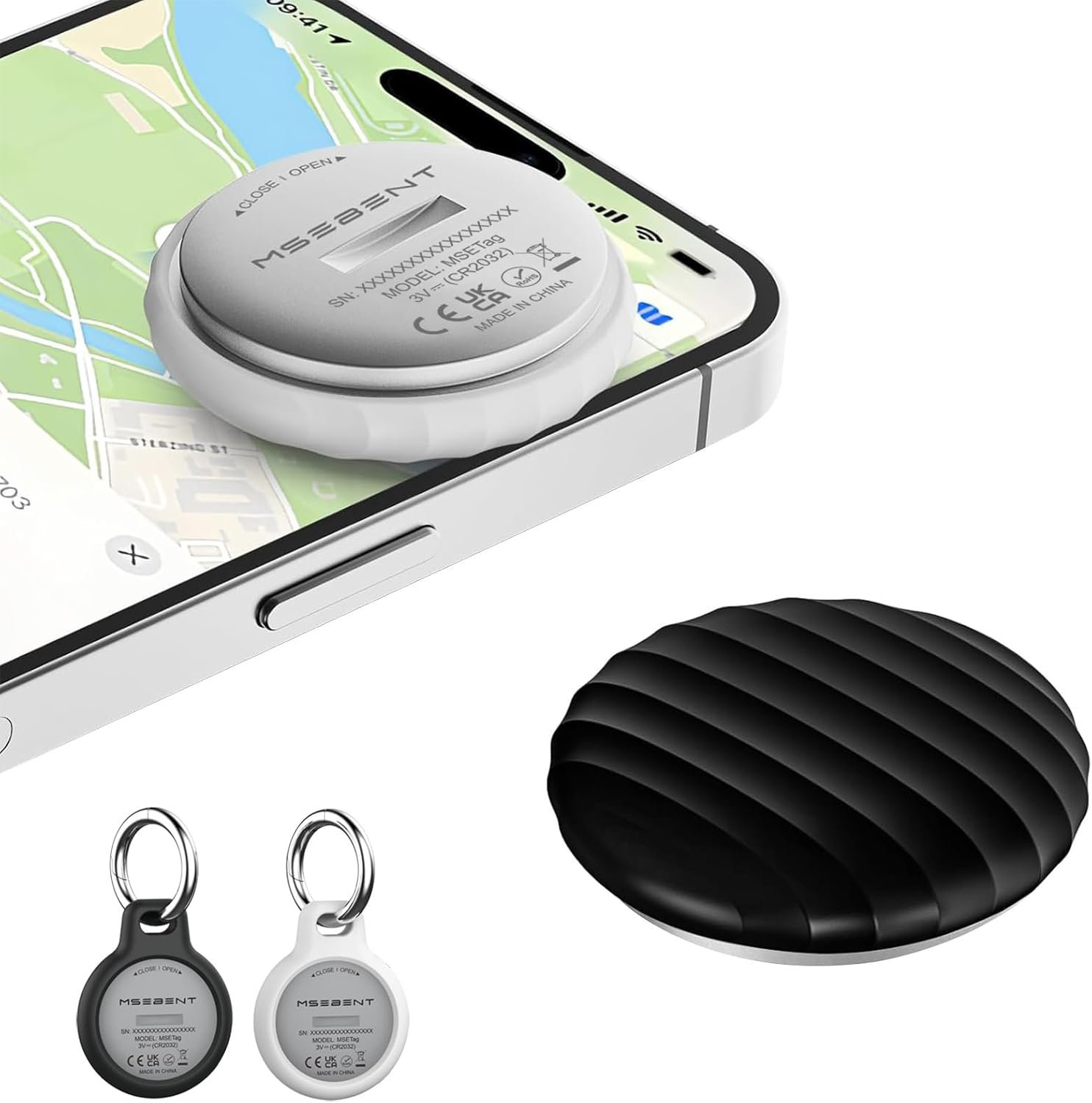 Tracker Tag – 2 Pack [Apple MFi Certified] Bluetooth Trackers Works with Apple Find My (iOS Only) – IP67 Waterproof Item Finders | Track Keys, Wallet, Luggage, Backpack