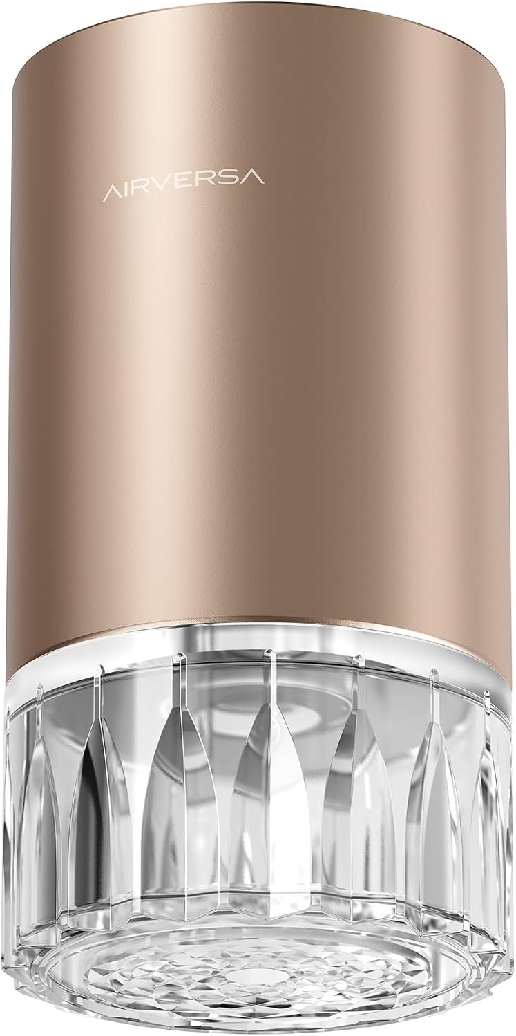 Airversa RD1 Waterless Diffuser for Essential Oil for Home, Room, Titanium