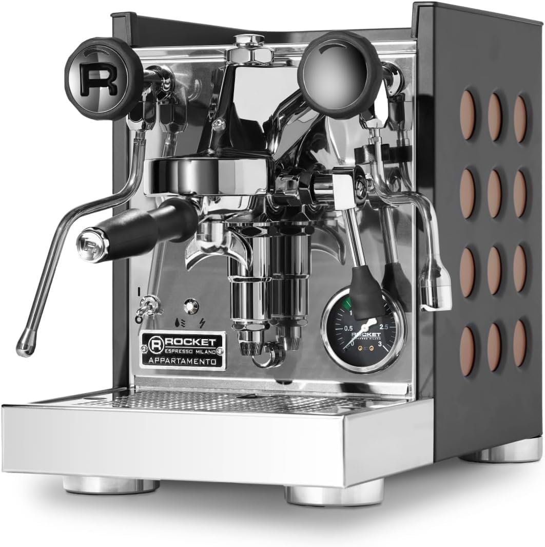 Rocket Espresso Appartamento TCA Espresso Machine, Black (Copper)