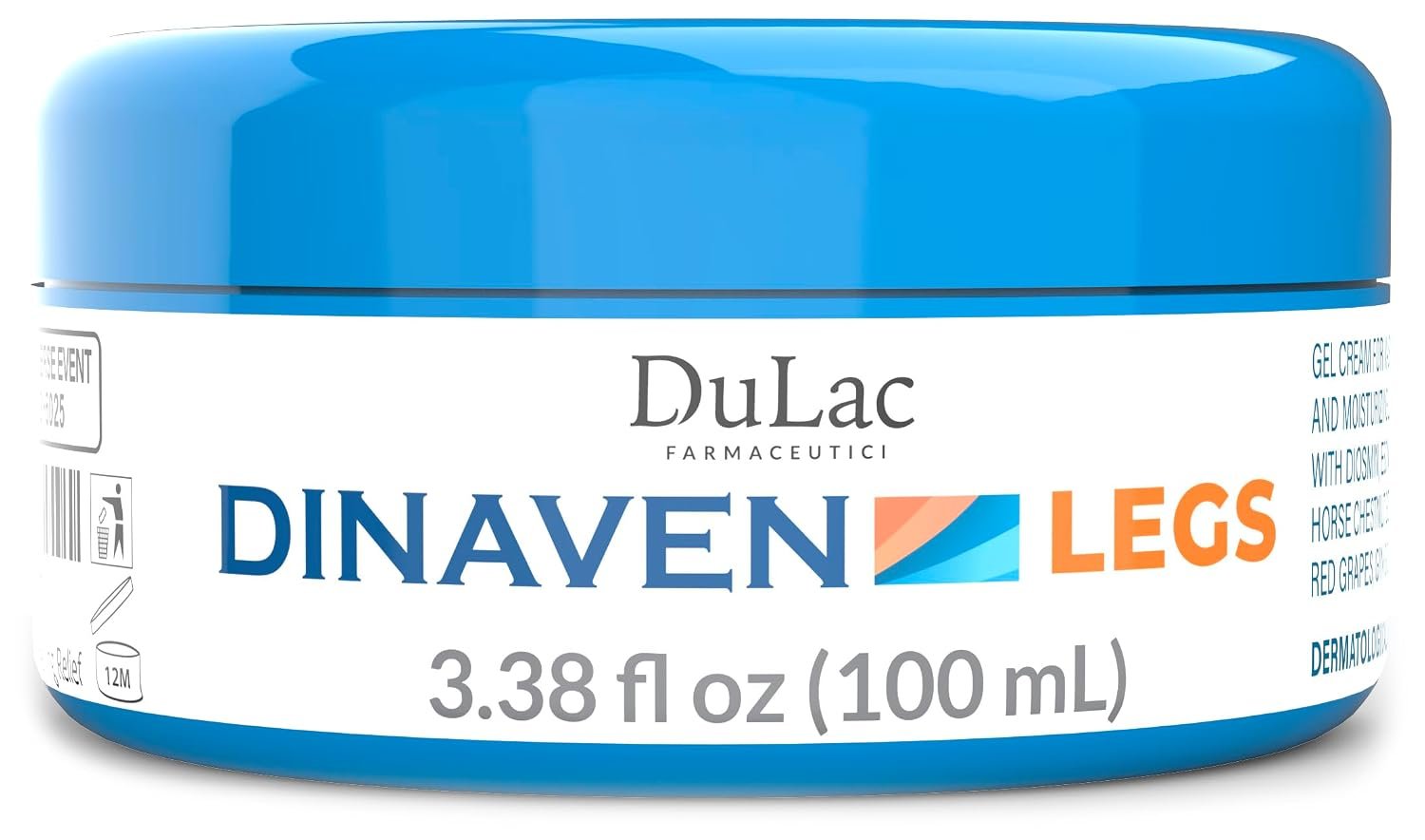 Dulac – Dinaven Legs, Refreshing Gel Cream for Daily Leg Care, 3,38 Fl Oz