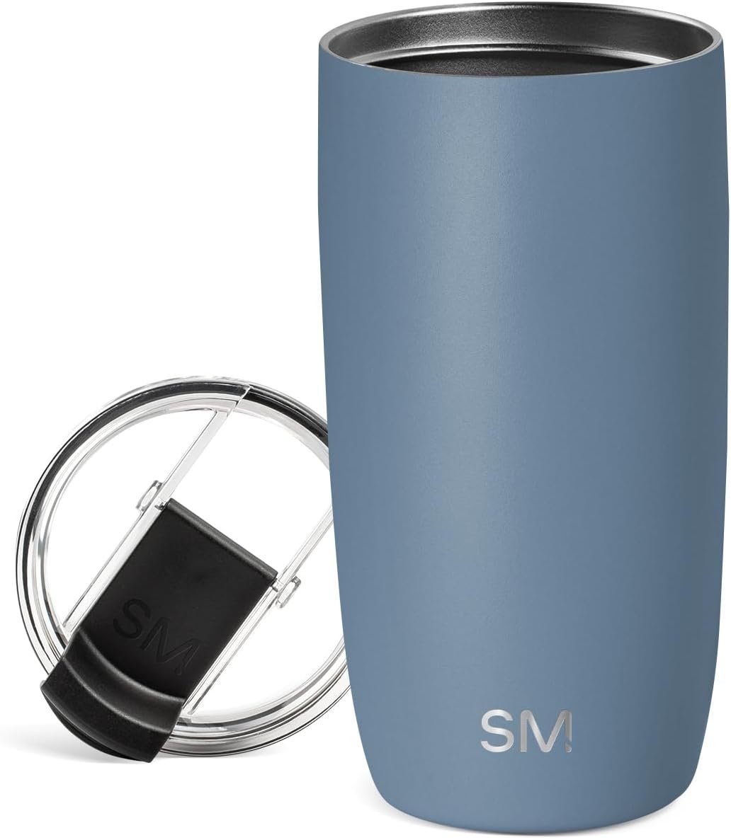 Simple Modern Travel Coffee Mug with Lid | 16oz | Blue