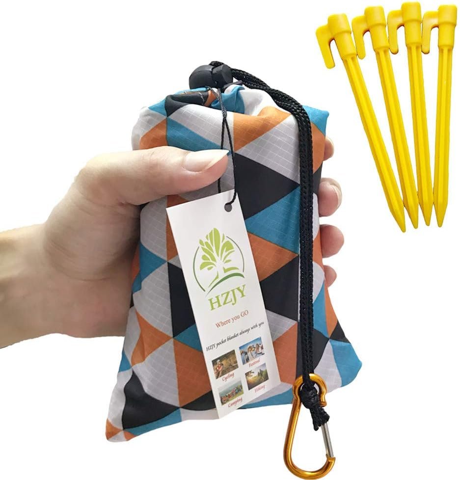 Pocket Blanket, Beach Mat Compact Lightweight Waterproof Sandproof