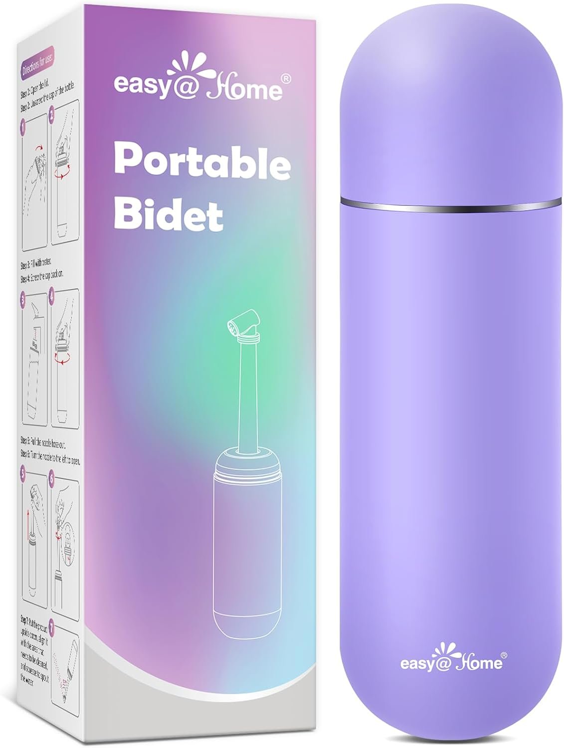 easy@Home Portable Bidet for Travel – Peri Bottle for Postpartum Care