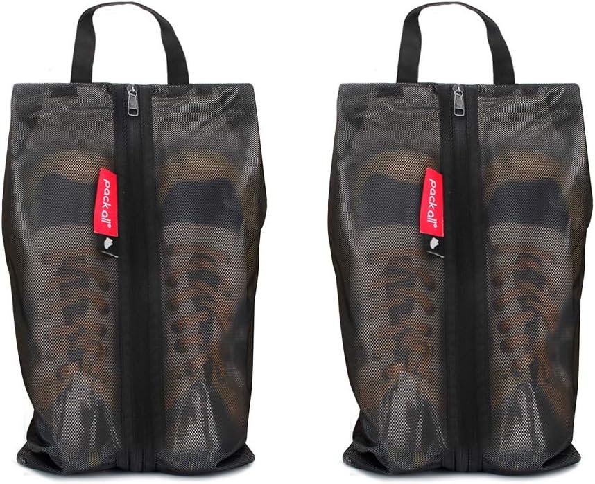 pack all Shoe Bag for Travel, Water-Resistant Shoe Pouch for Sports
