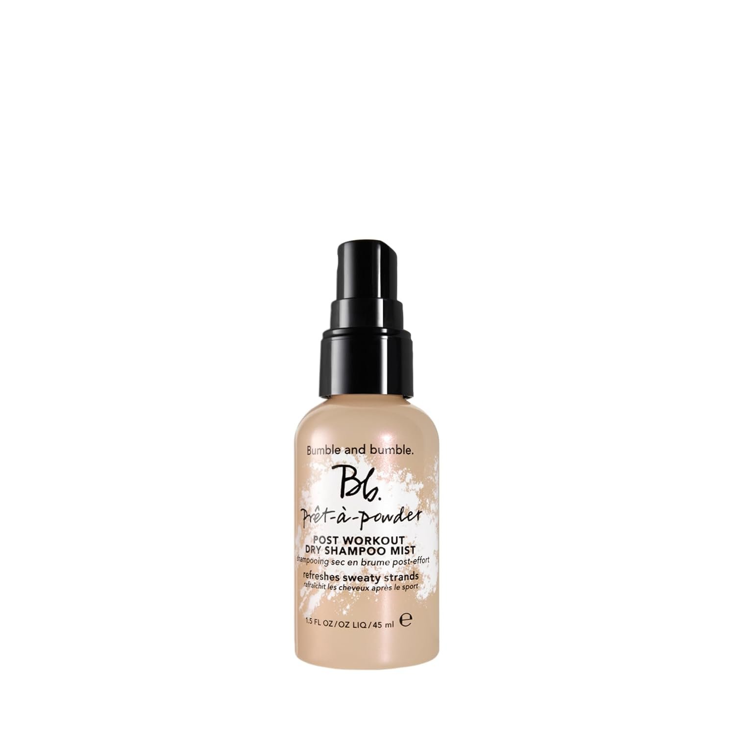 Bumble and bumble. Prêt-à-powder Post Workout Non-Aerosol Dry Shampoo Hair Mist | Cleanses Sweat + Eliminates Odor | For All Curly, Wavy, Straight Hair Types