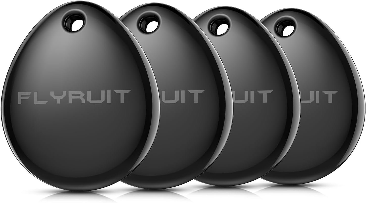 Air Tracker Tags-4 Pack for Apple Find My, iOS Only, Official MFi Certified