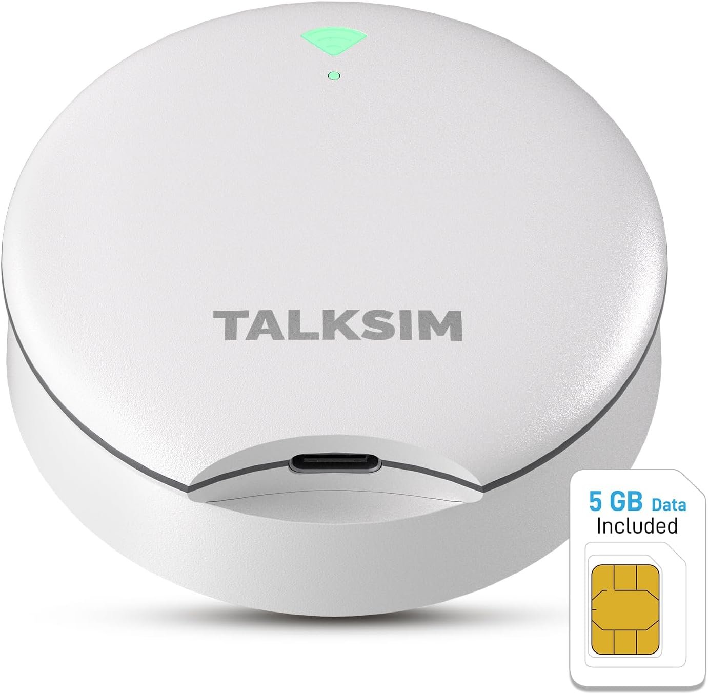 UFO Mobile Hotspot Works with AT&T and Verizon Network (White, 5GB)
