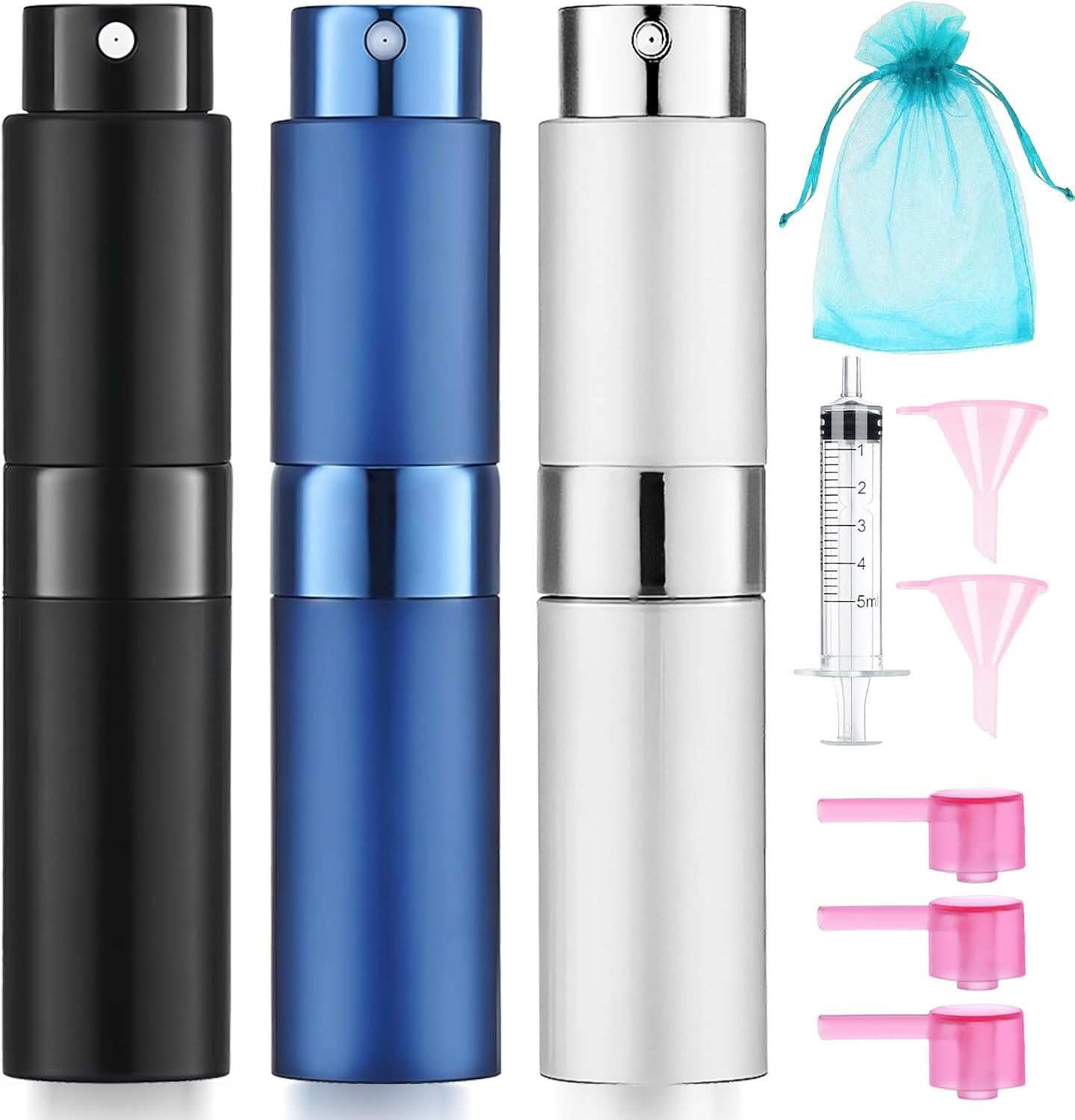 8ML Perfume Atomizer Cologne Travel Spray Bottle for Perfume(3 PCS)