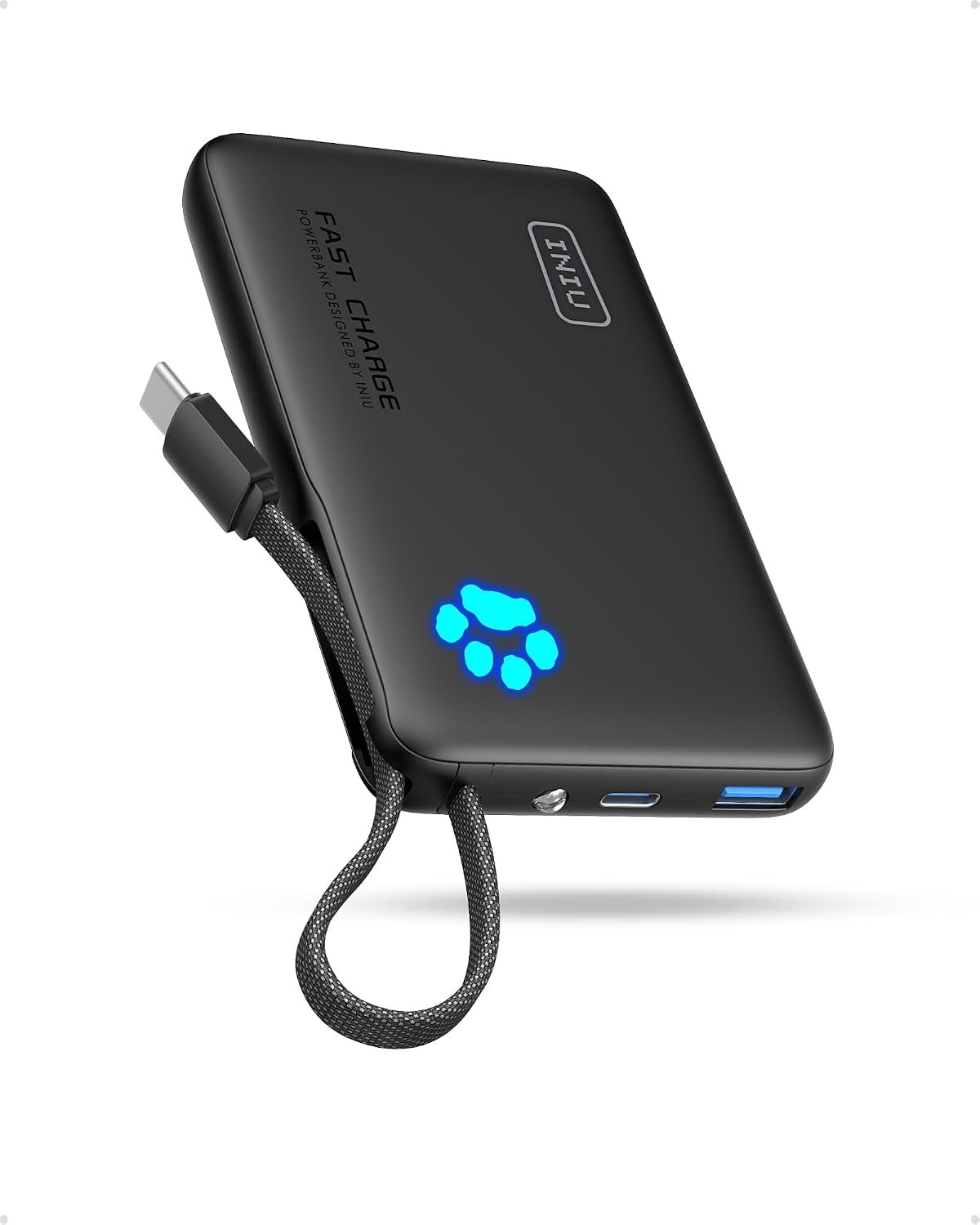INIU 45W Fast Charging Tablet Portable Charger, Smaller 10000mAh Power Bank