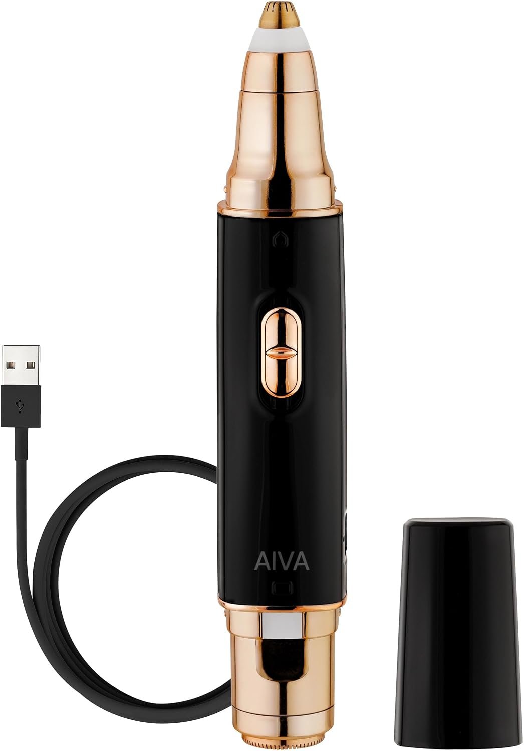 Spa Sciences AIVA 2-in-1 Facial Hair Remover & Eyebrow Trimmer