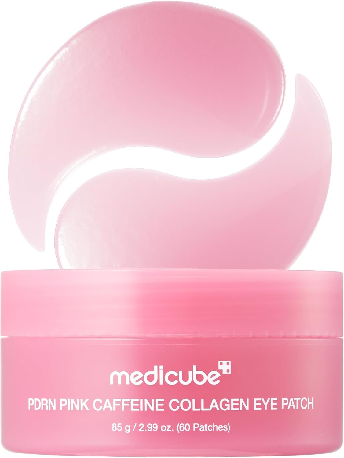 medicube Eye Patch PDRN Caffeine Collagen – Firming Gel Patches, | Age-Defying Care with Retinol & Collagen – Gel Patches for the Appearance of Dark Circles, Undereye Bags, Korean Skincare