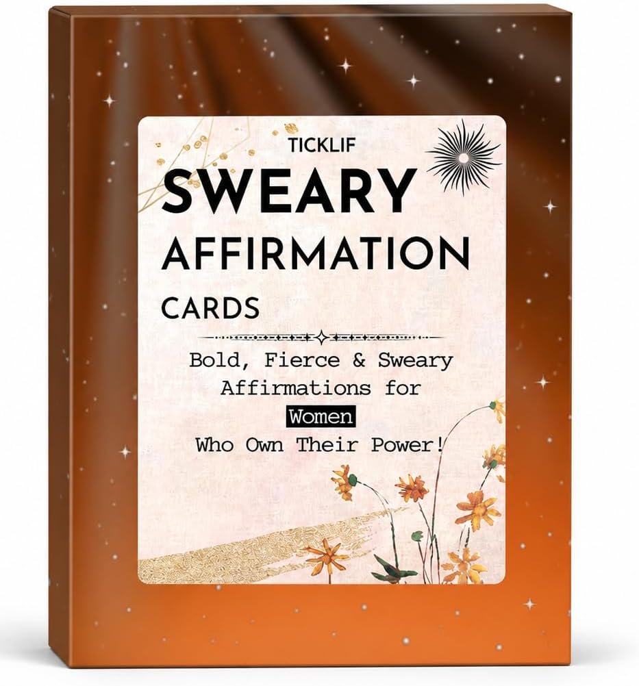 Affirmation Cards for Women, 72 Funny Motivational Gifts Cards