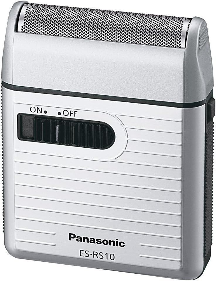 Panasonic Men’s Shaver for Traveler ES-RS10-S Silver | DC3V (2 x AA Alkaline) (Japan Model)
