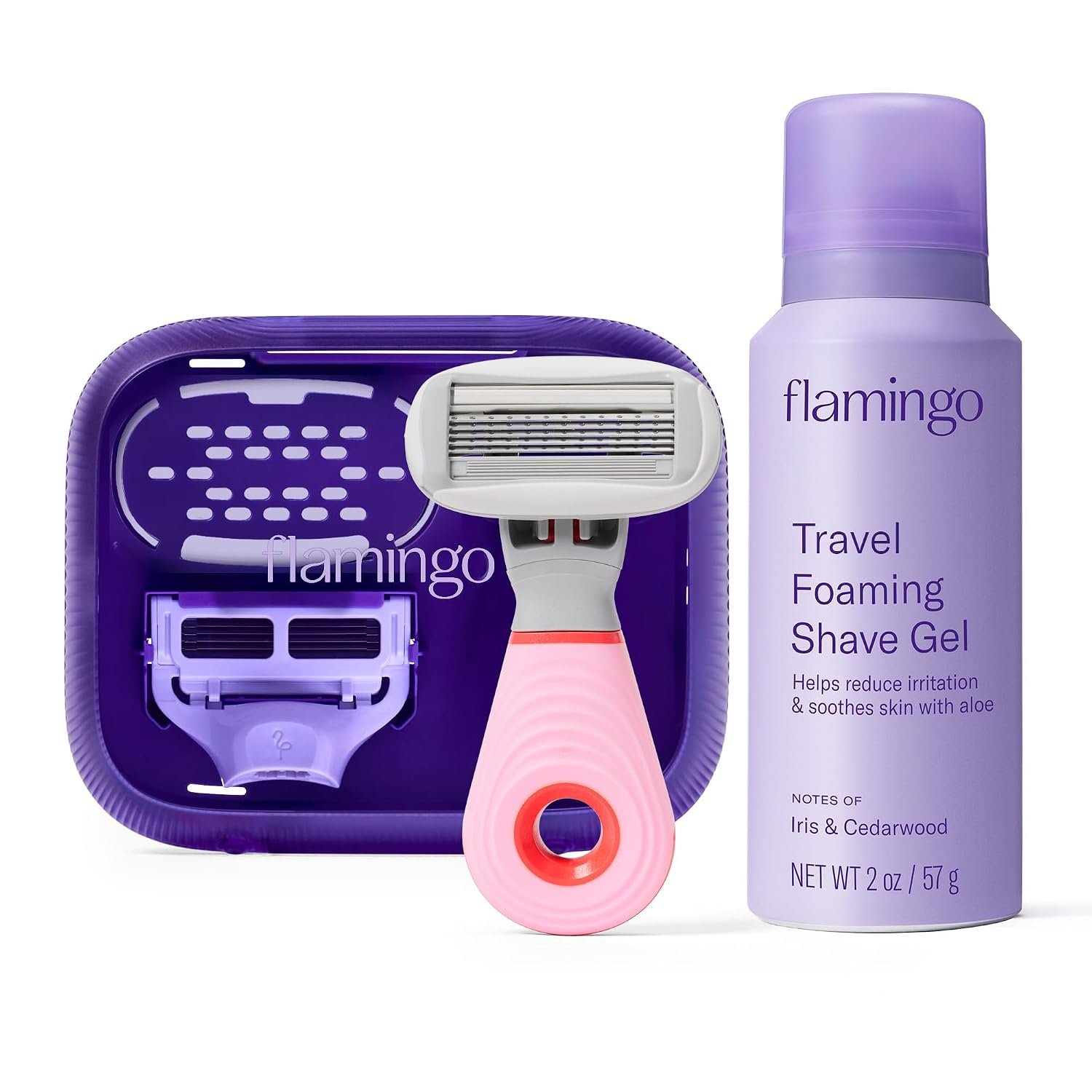 Flamingo Travel Razor Kit for Women – Body & Pubic Razor