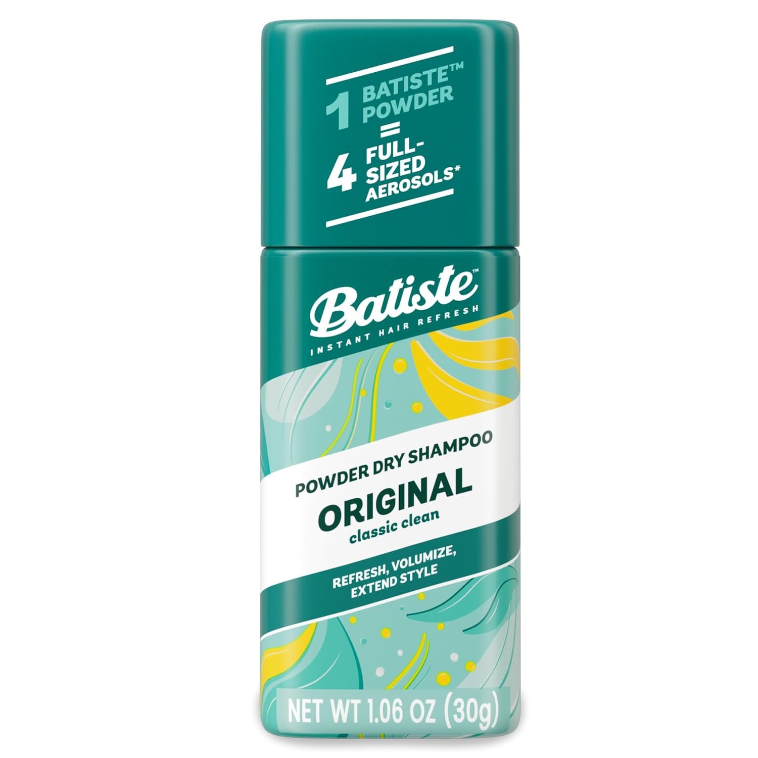 Batiste Powder Dry Shampoo, Original Fragrance Non-Aerosol, 1.06 Oz