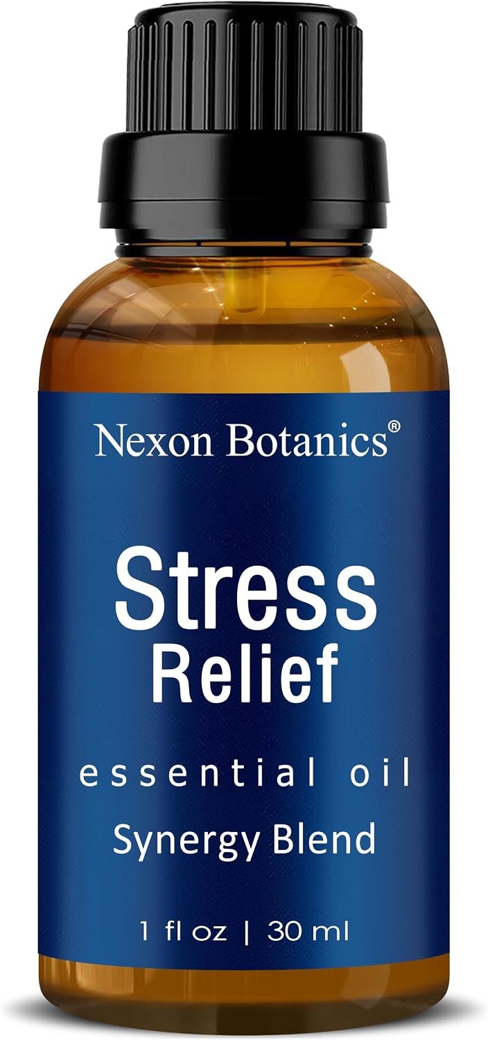 Stress Relief Essential Oil Blend 30 ml – Calming, Relaxing for Diffusers