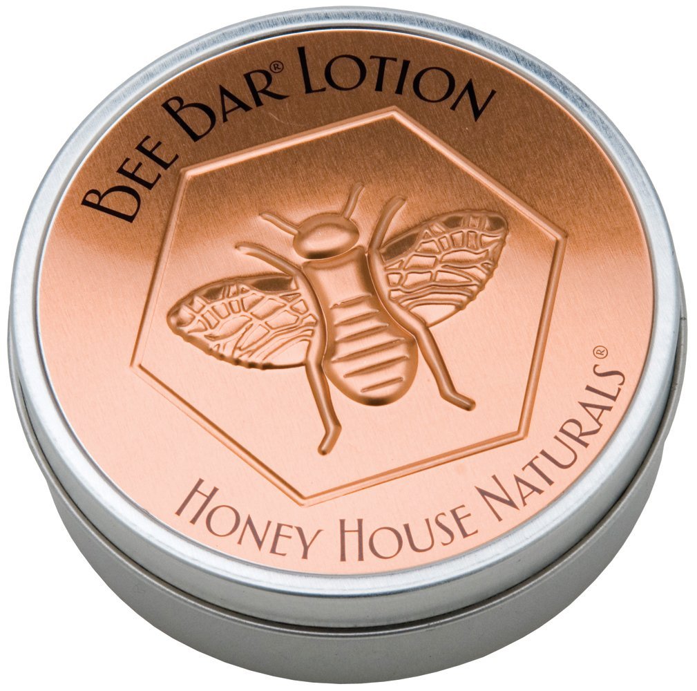 Honey House Naturals Hawaiian Bee Bar Beeswax Lotion for Skin Hand Cream & Solid Lotion, Unisex, 1 Count, 2 Oz