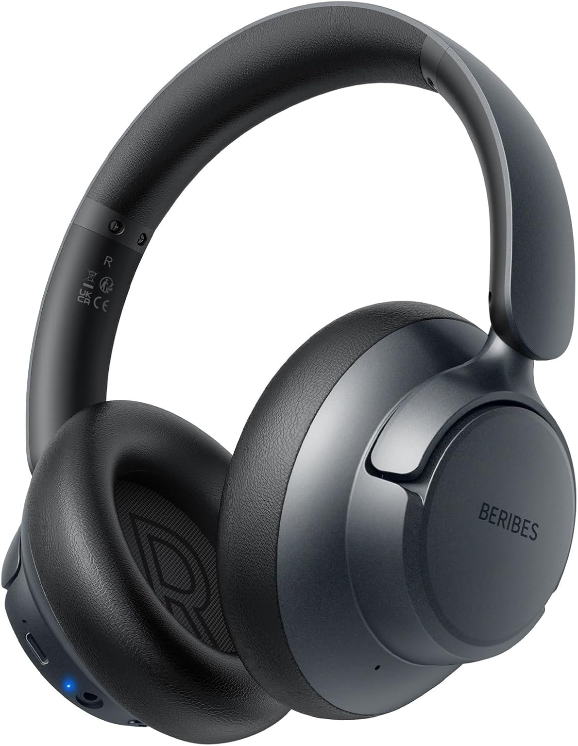 BERIBES Hybrid Active Noise Cancelling Headphones Wireless Over Ear 70Hours