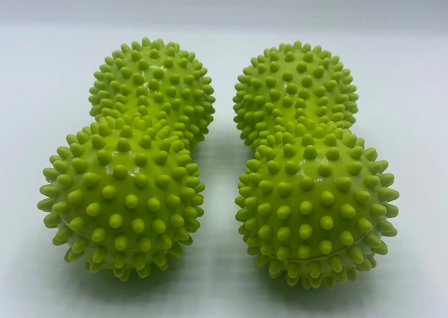 Therapist’s Choice® Pack of 2 Soft Spiky Massage Peanut Balls, Stress Reflexology, Porcupine Sensory Peanut Ball Set