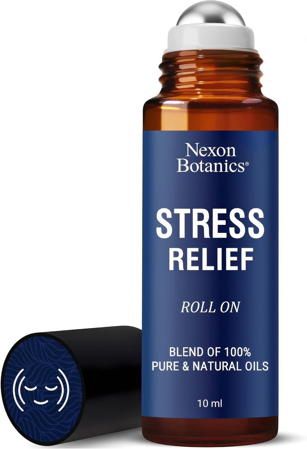 Stress Relief Essential Oil Roll-On 10 ml for Aromatherapy and Relaxation